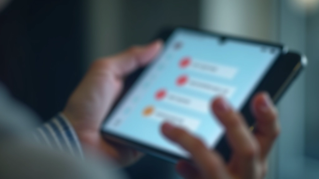 Close-up van smartphone-scherm met rode meldingspunt op verschillende app-iconen